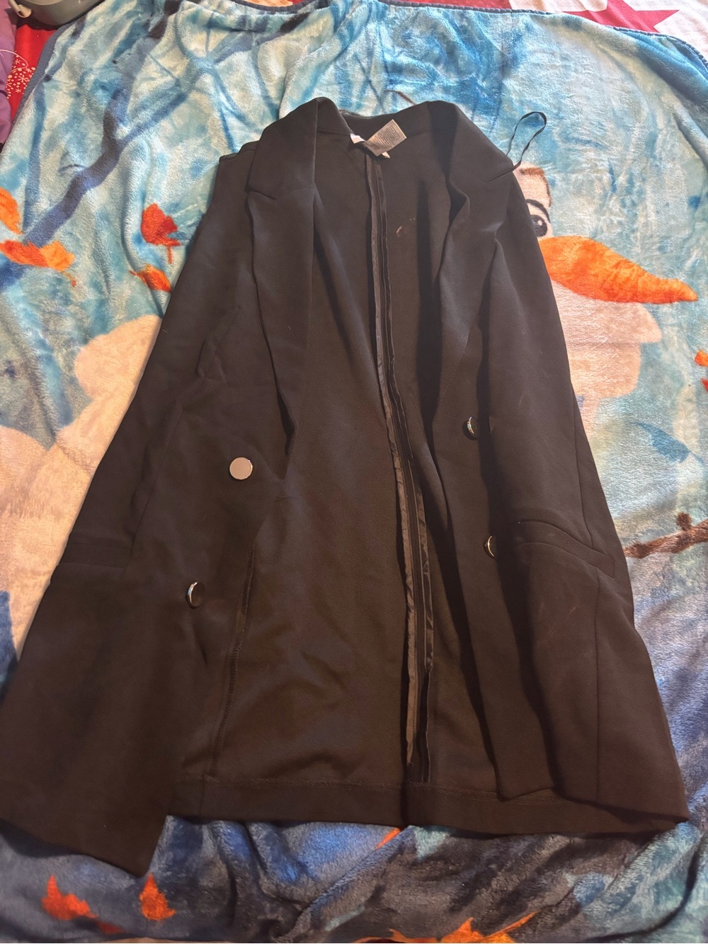 Suzy Shier Black Jacket with Label Detail